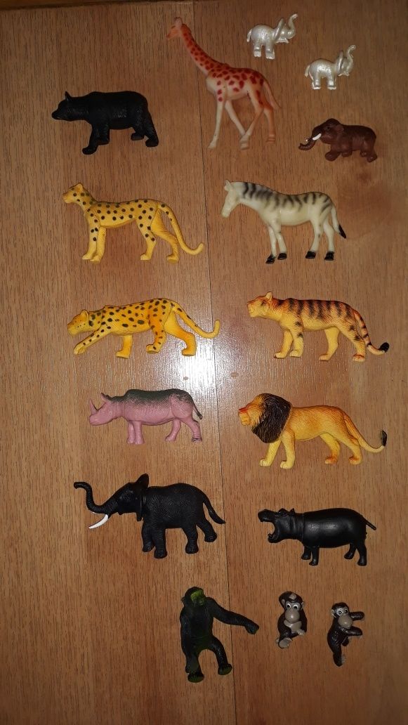 zwierzęta afrykańskie zoo- 16 sztuk