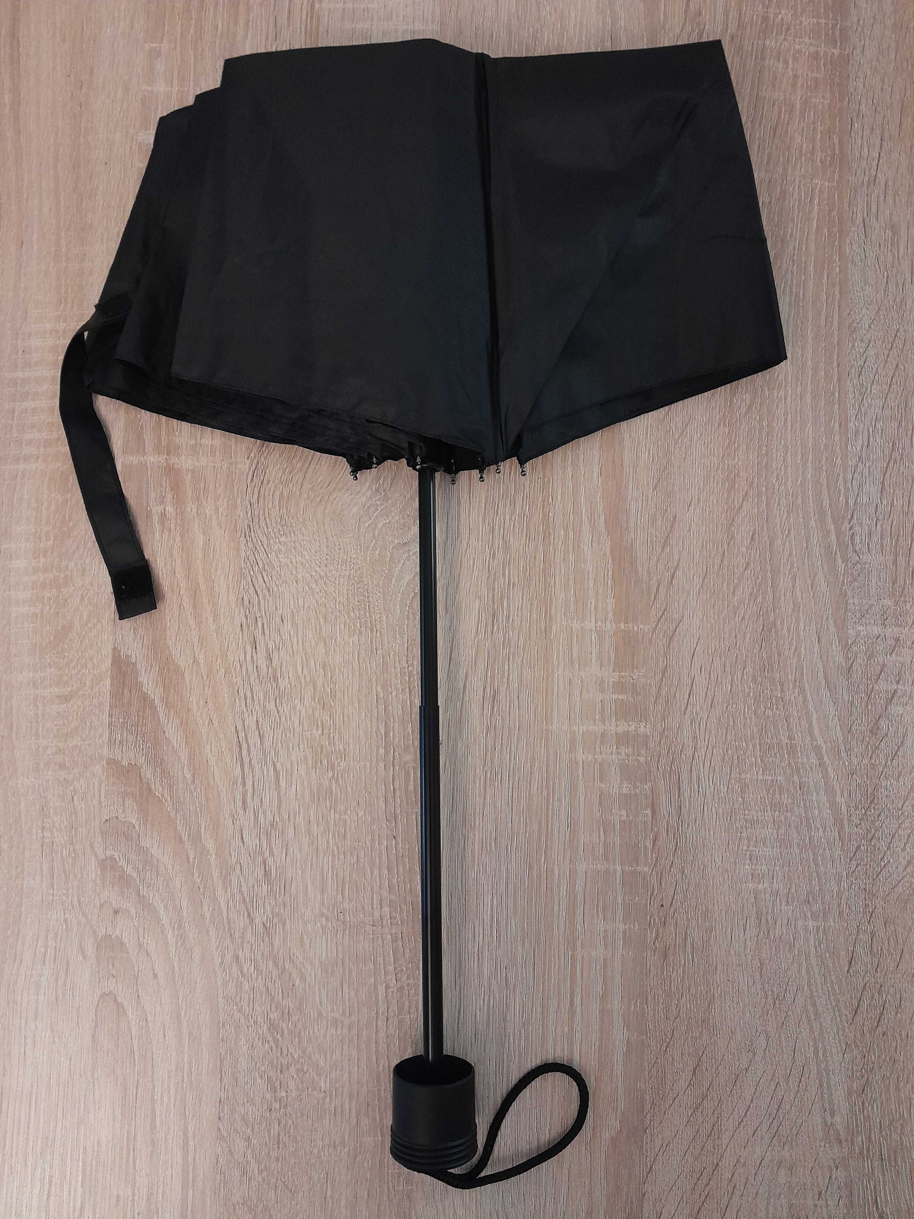 Nowy mini parasol Falconetti, półautomat_Windproof_Umbrella_91, czarny