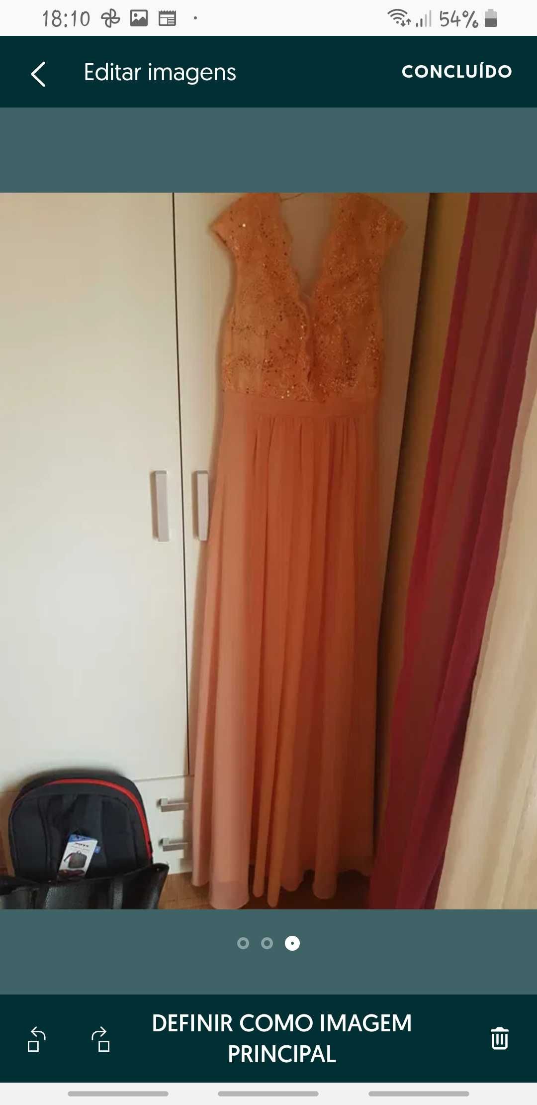 Vestido de noiva e segundo vestido