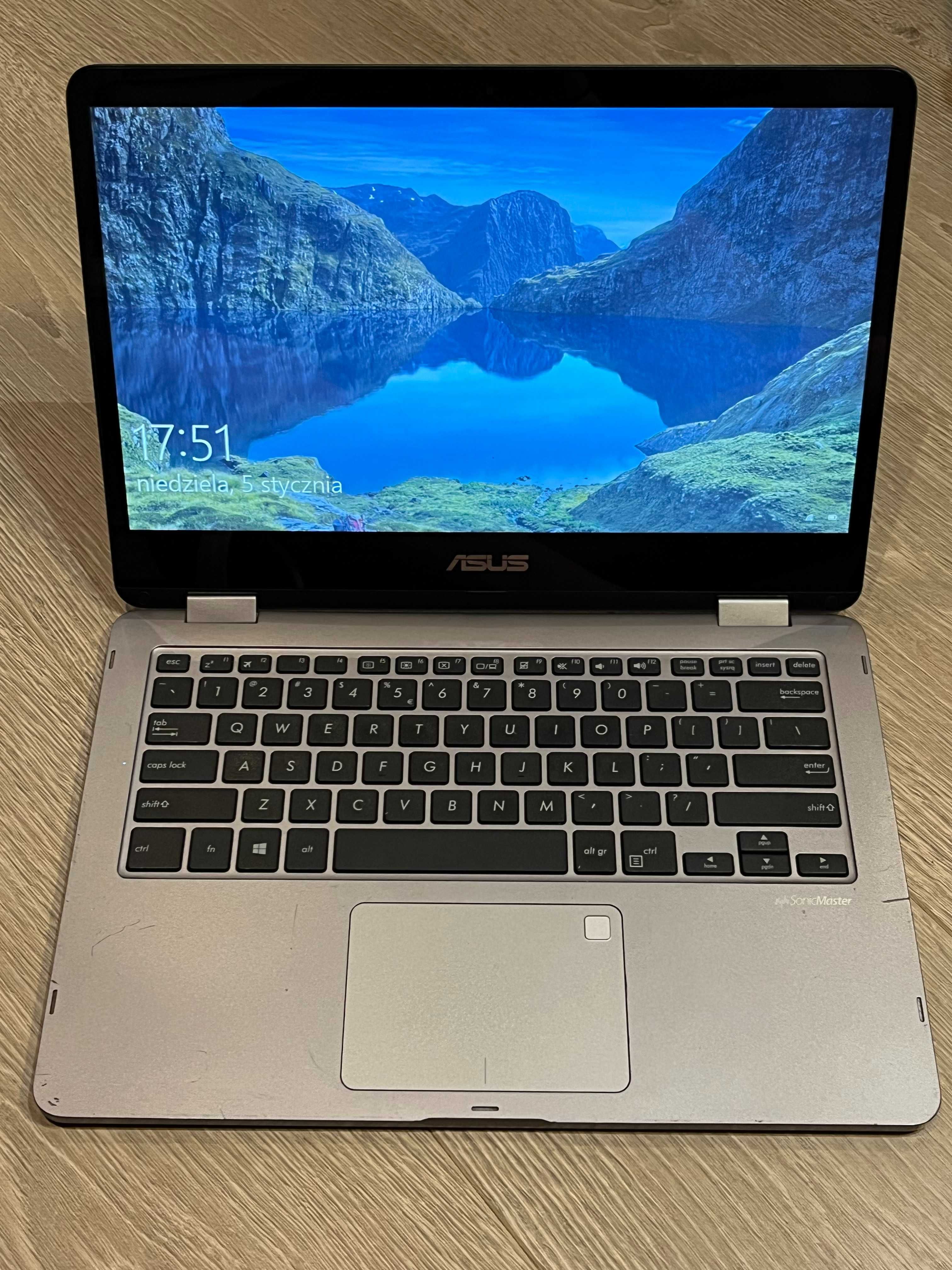 ASUS VivoBook Flip 14 TP401M Notebook 2w1 - dotykowy ekran Windows 10