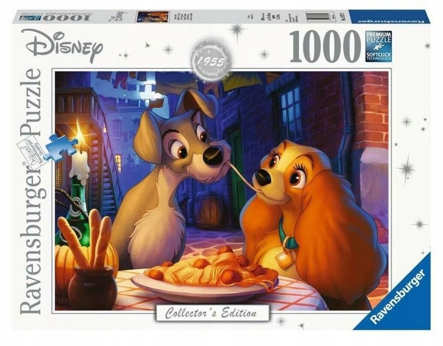 Puzzle 1000 Walt Disney - Zakochany Kundel