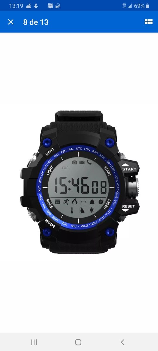 Smartwatch estilo G-Shock