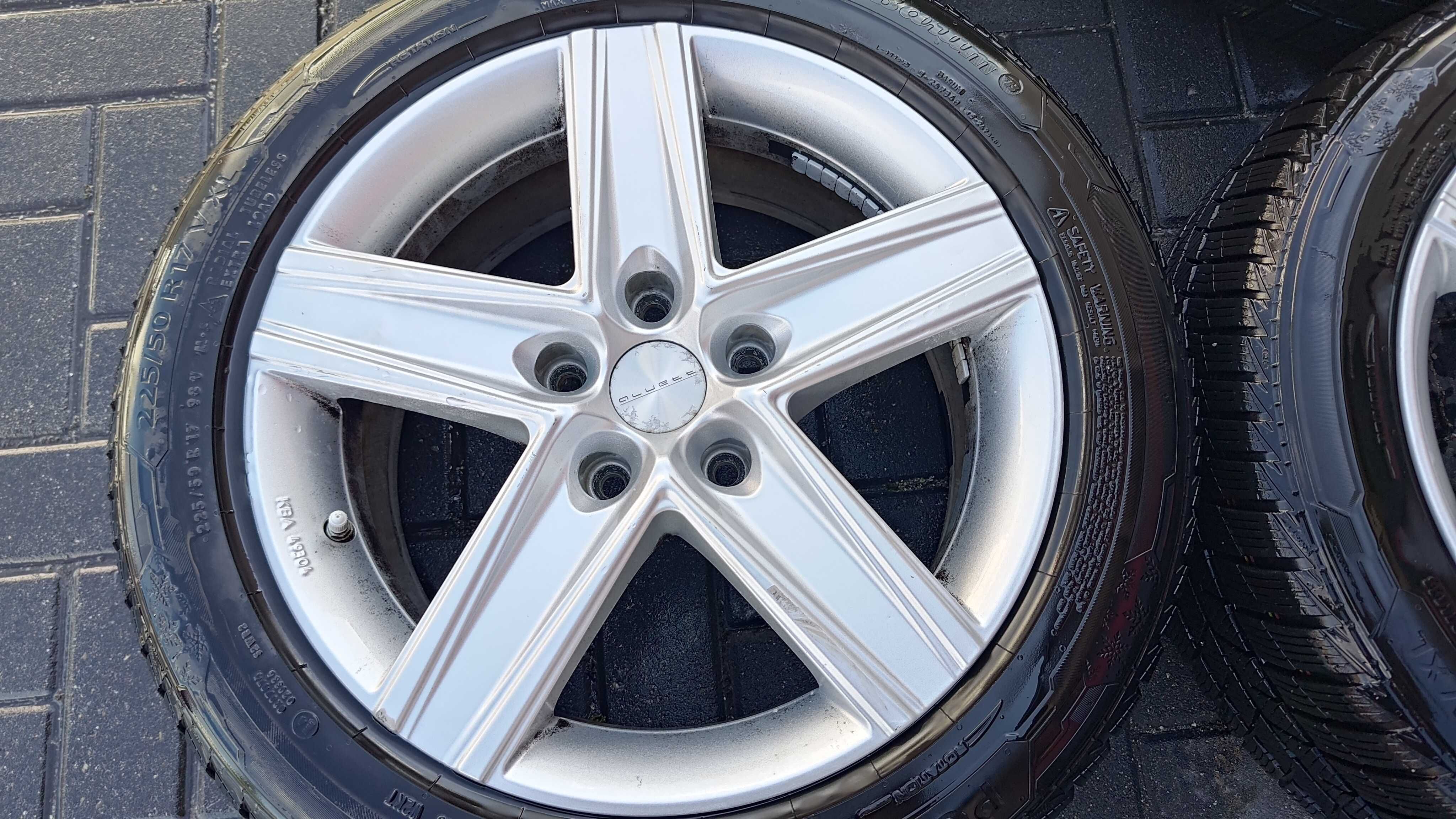 Koła Aluminiowe Aluett 7.5" x 17" 5x120 ET45 BMW OPEL AUDI