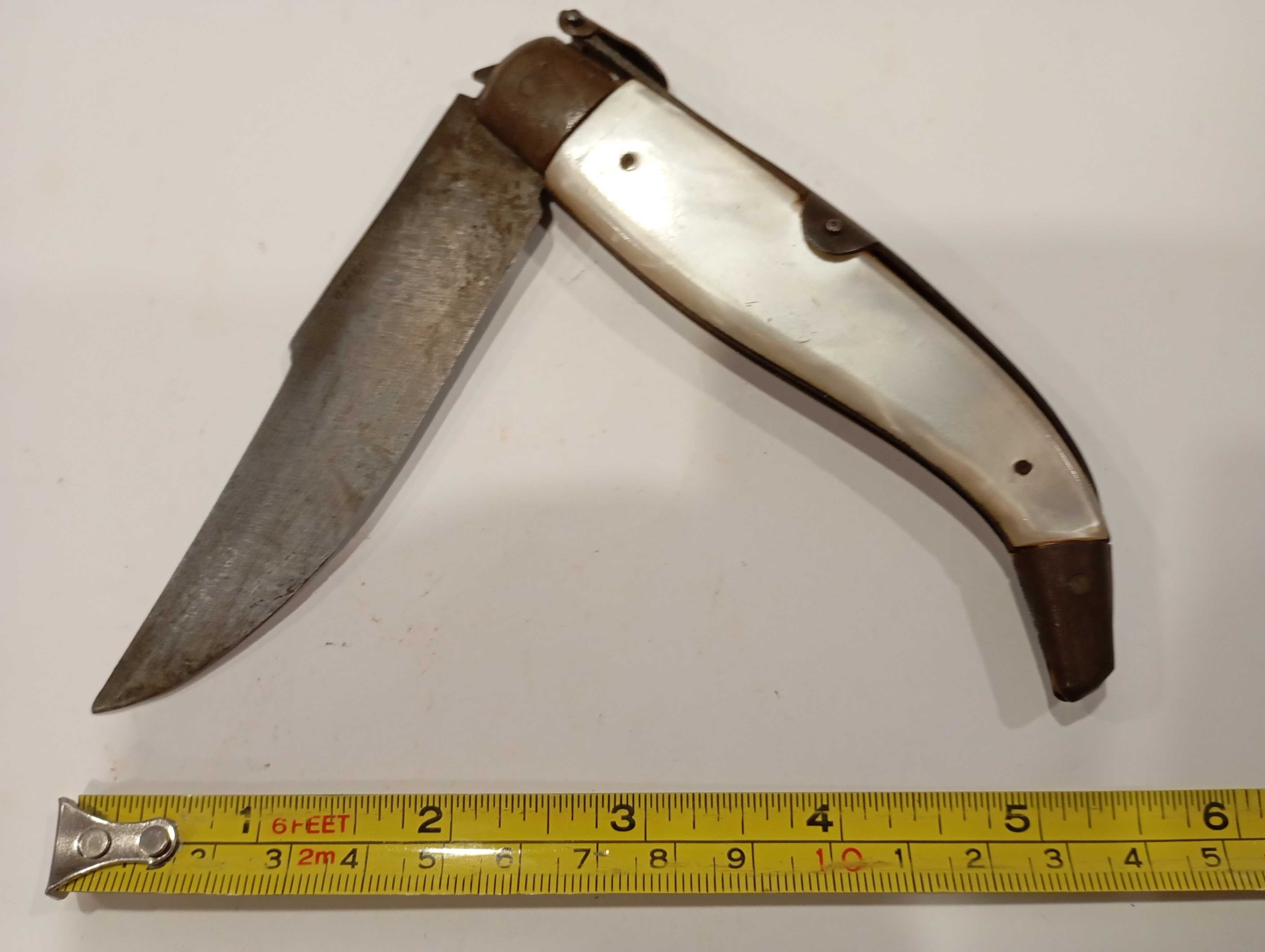 Canivete Coleção Albacete "C.Zafrilla", Cabo Madrepérola-Total 22cm