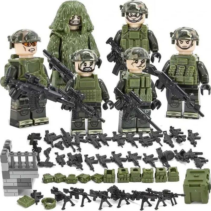Конструктор фігурки військові спецназ солдатики поліція swat для лего