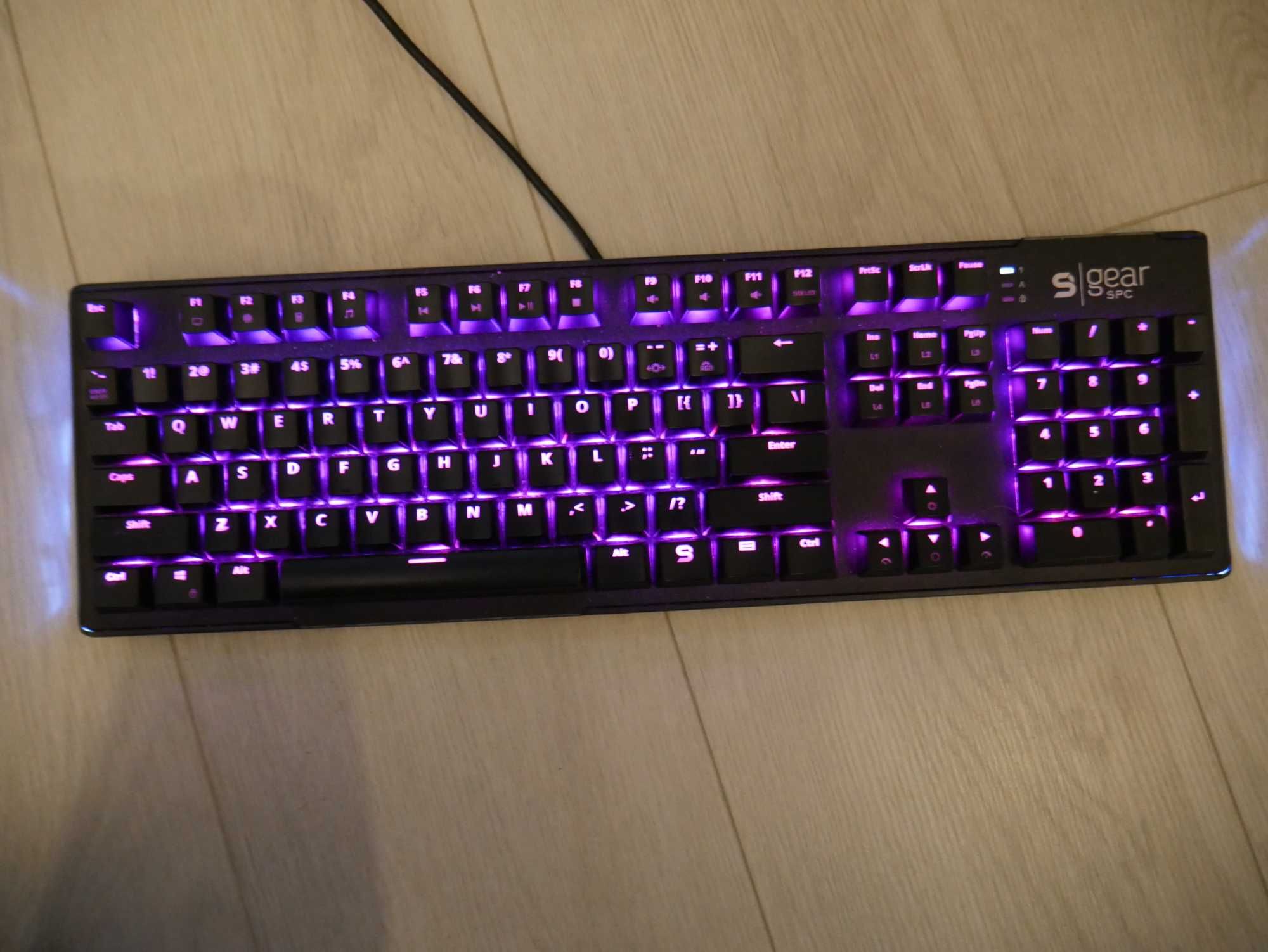 Klawiatura mechaniczna SPC Gear GK550 RGB + Oringi