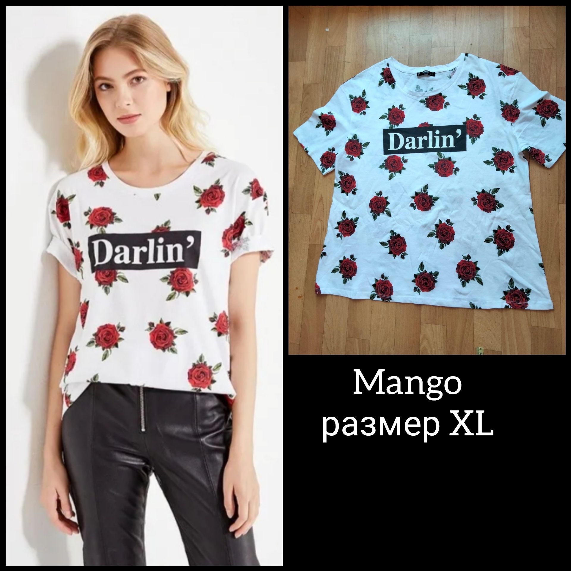 Mango Женская футболка Mango р.XL