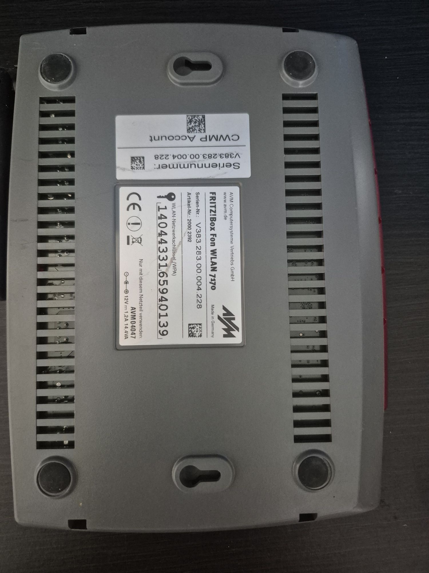 Router Fritz!Box fon WLAN