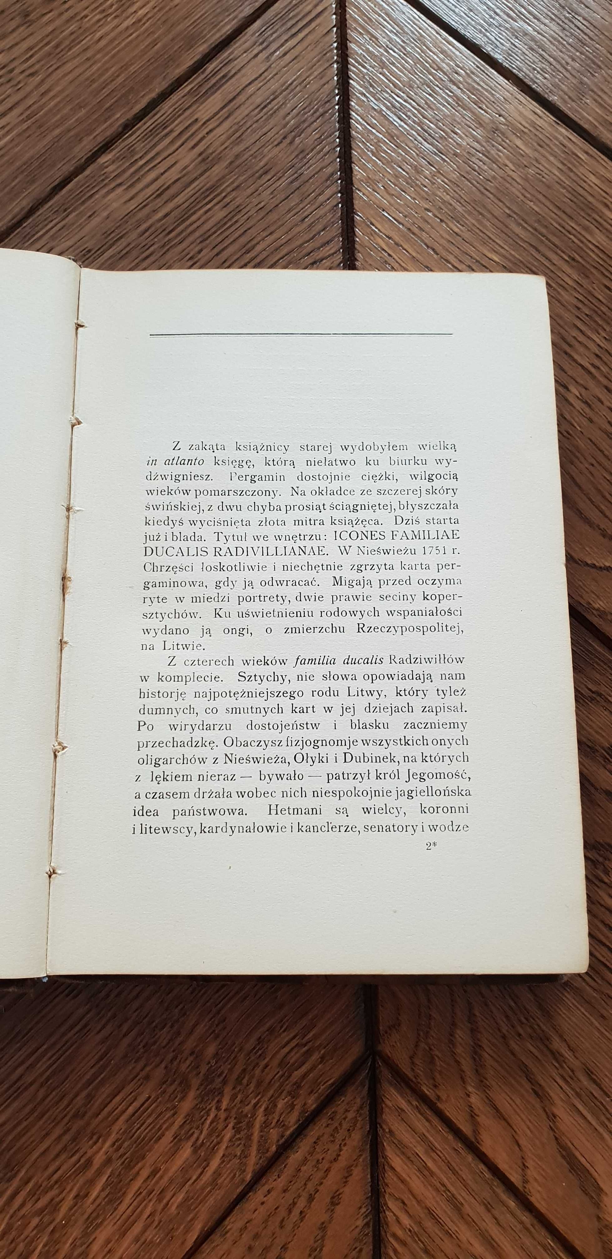 Książka rok 1922 "U księżnej Pani" Stanisław Wasylewski - 101 lat