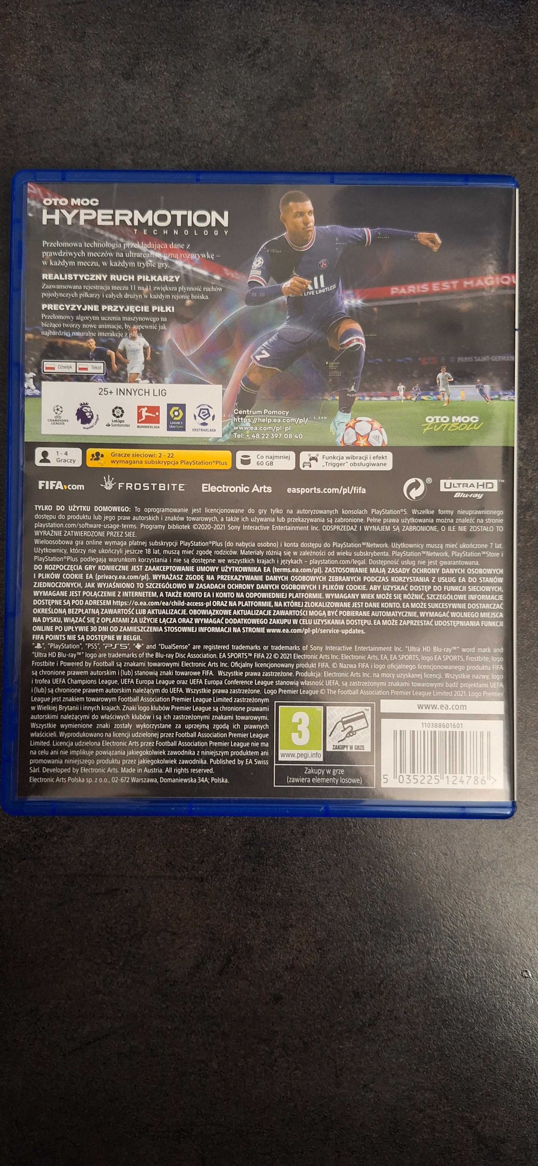 Fifa 22 play station  5