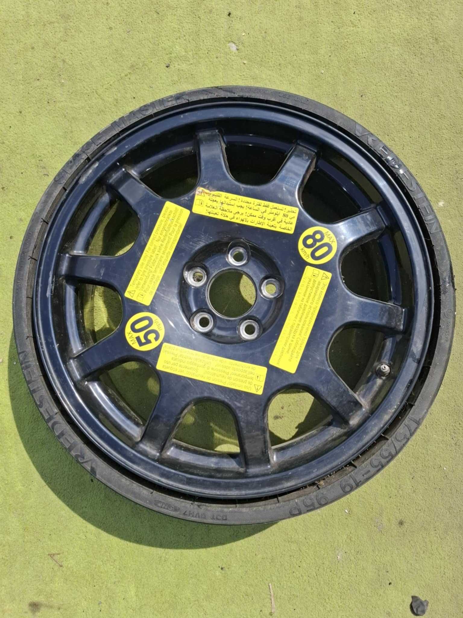 Koło dojazdowe zapasowe AUDI A4 ALLROAD 5X112 175/55/19