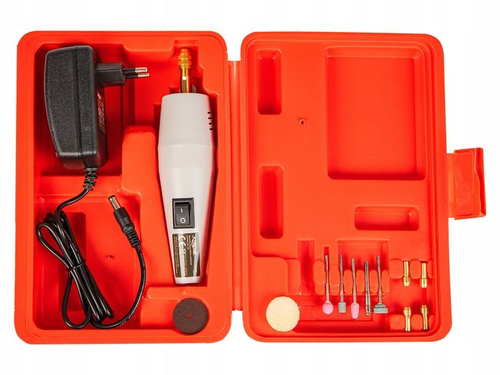 Mini Wiertarka Szlifierka Precyzyjna Walizka 12v Wiercenie Szlifowanie