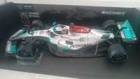 Model F1 Mercedes W13, G.Russell. GP Monaco 2022. Minichamps 1:18