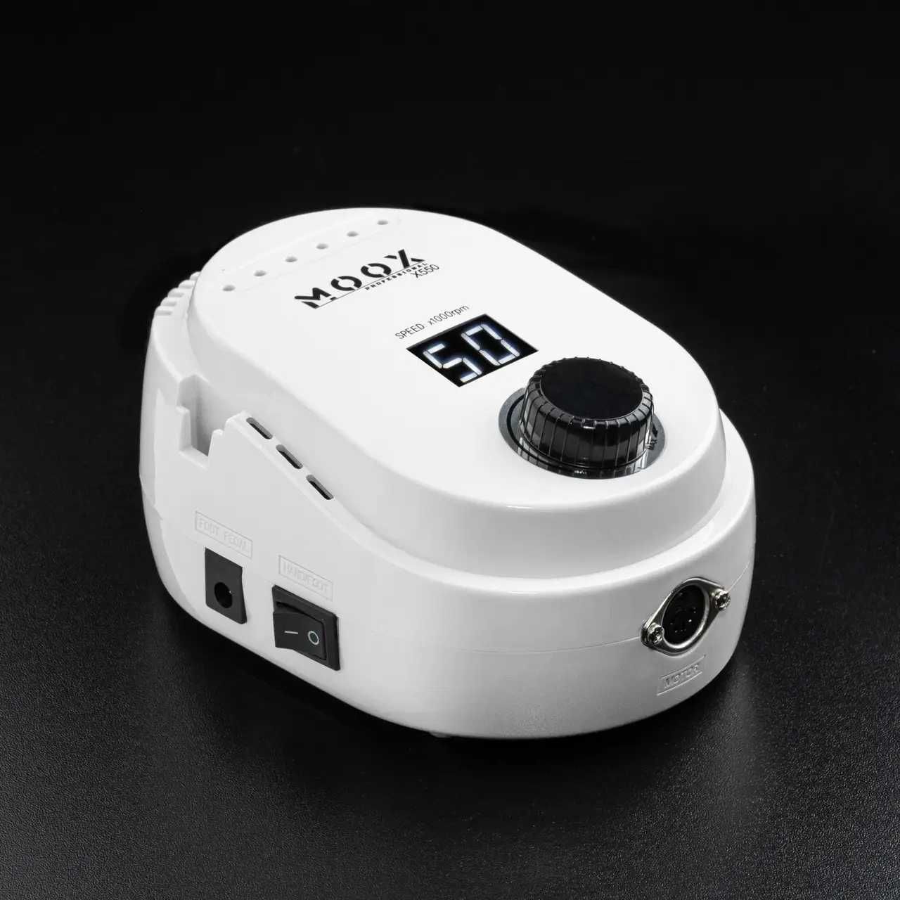 Фрезер для манікюру та педикюру MOOX X550 50000 об/хв 70W Білий