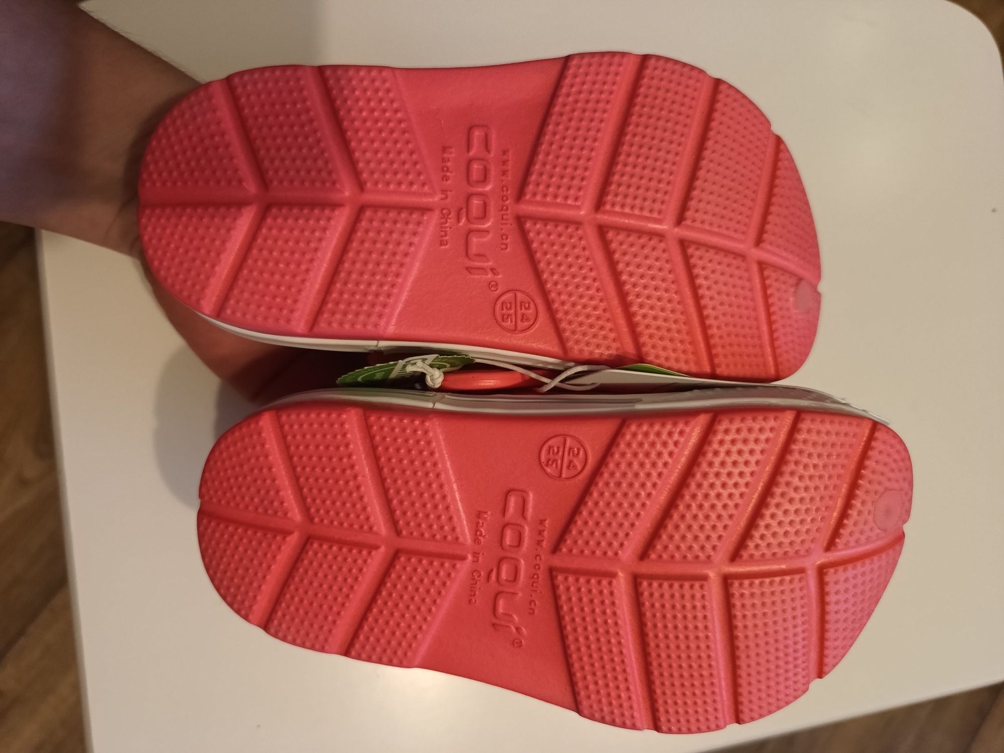 Nowe klapki Coqui 24 25 jak crocs