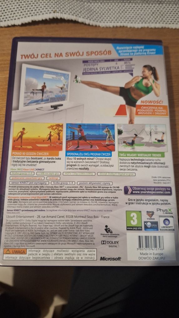 Your shape fitness evolved 2012 Xbox 360