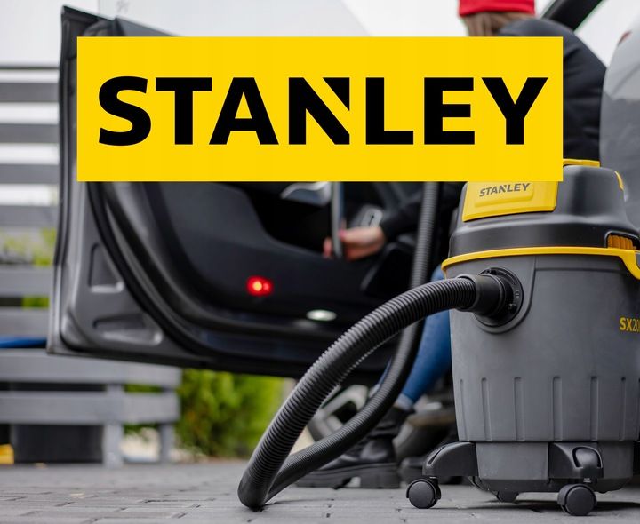 Bezworkowy Odkurzacz Przemysłowy Mocny Sucho Mokro Gipsu Pyłu Stanley