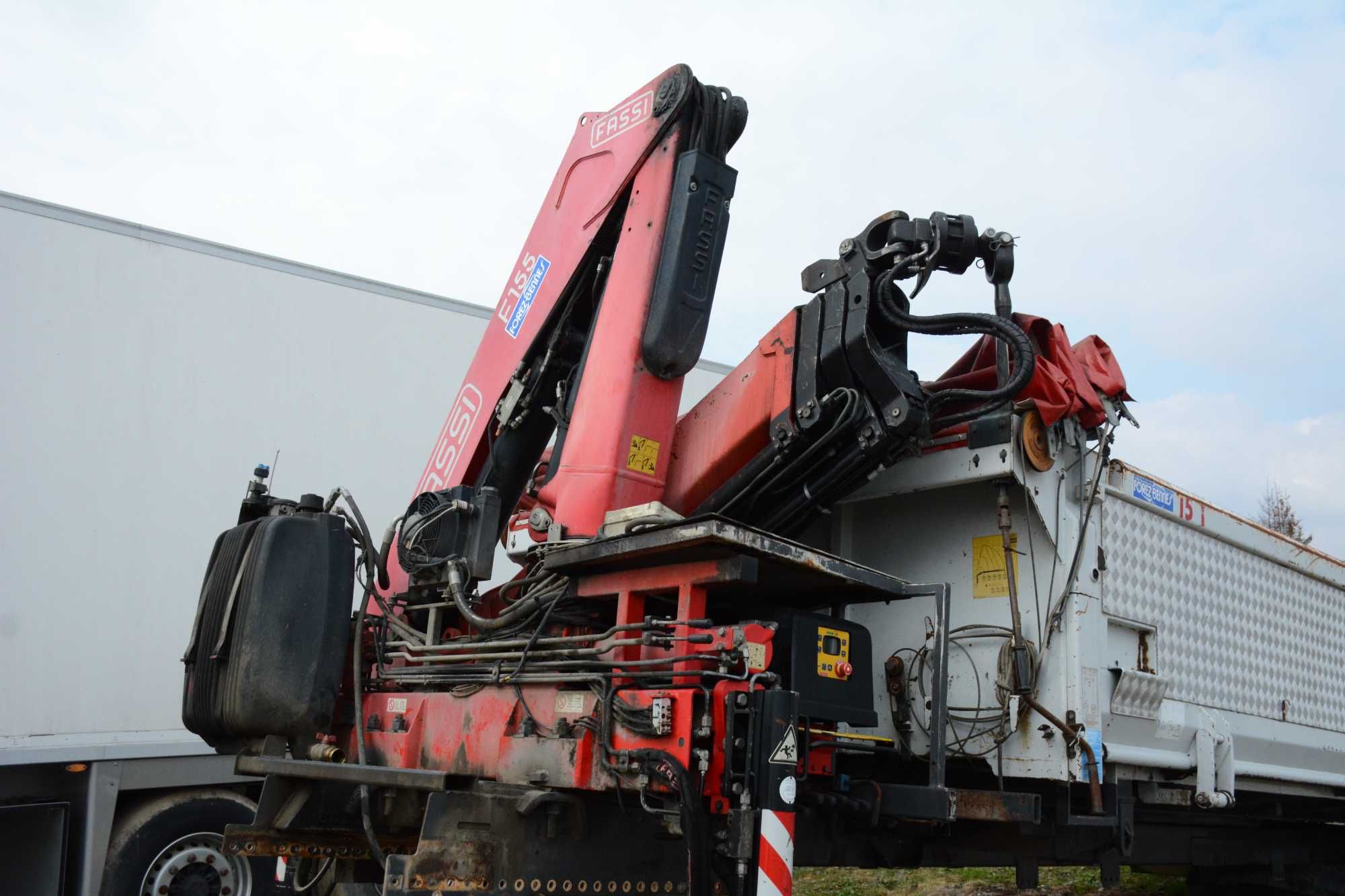 HDS FASSI F 155 A / 2013 r / Sprawny / 3x wysuw