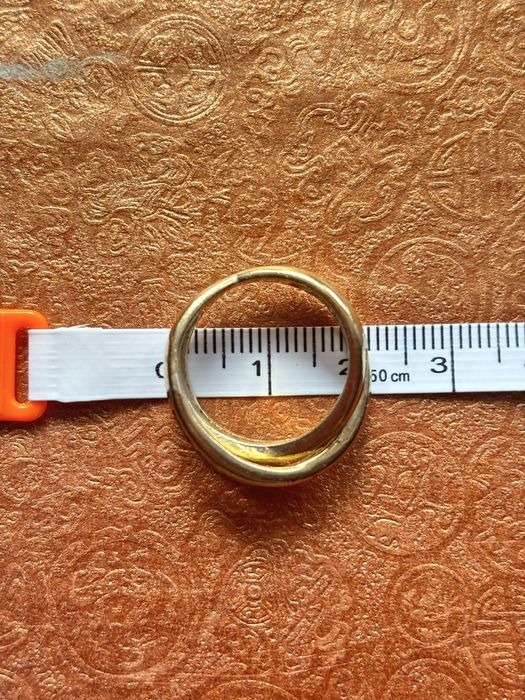 Złoty pierścionek,585,szeroki pierscionek