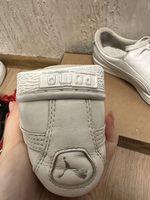 Кроссовки кеды puma натуральная кожа