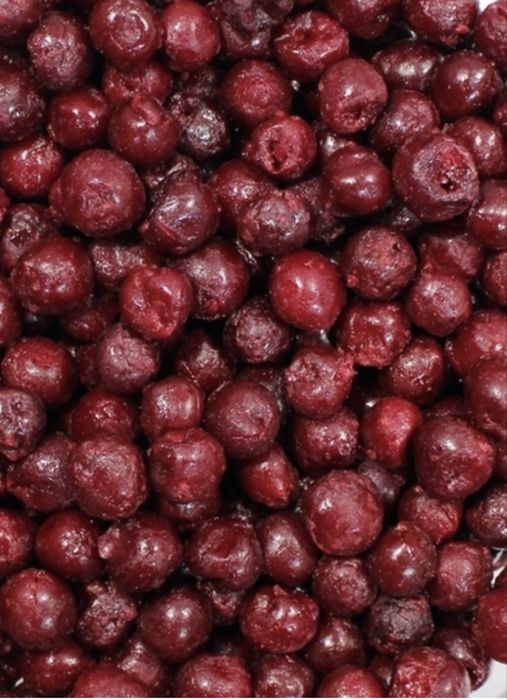 Вишня заморожена без кісточки, заморожена малина