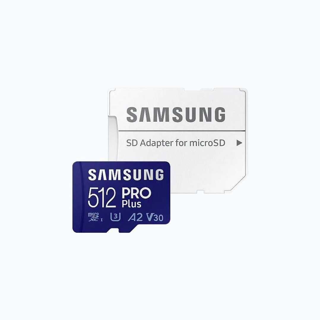 Карта пам'яті Samsung 512 GB microSDXC UHS-I U3 V30 A2 PRO Plus