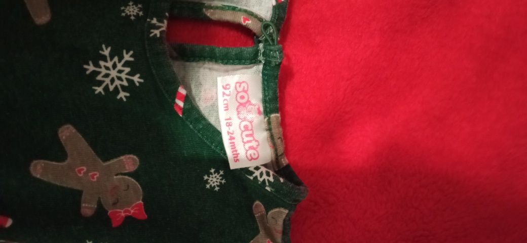 Sukienka świąteczna 92