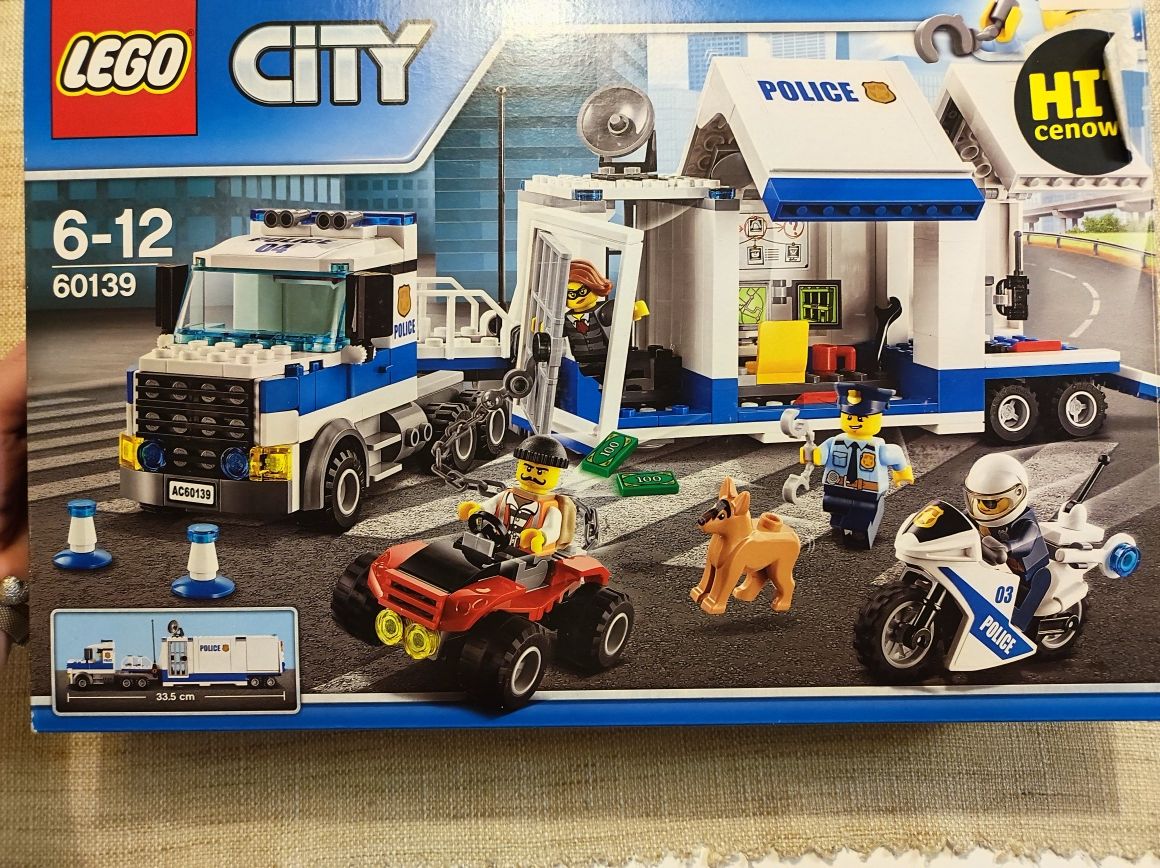 Lego City 60139 Policja Mobilne Centrum
