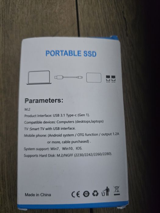 Nowy Dysk przenośny sony ssd 2tb