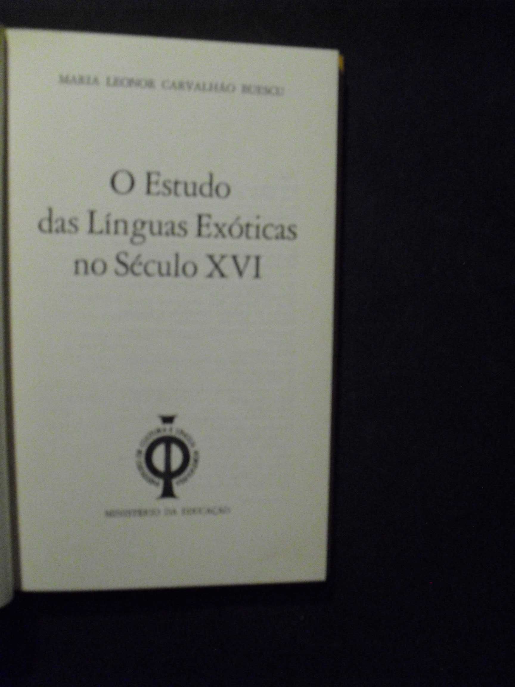 Buescu (Maria Leonor Carvalhão);O Estudo das Línguas Exóticas no Séc