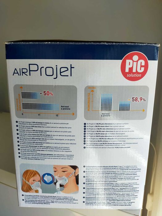 Aerossol (nebulizador) de ultrassons AirProject (PIC)