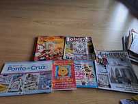 Revistas ponto cruz croche