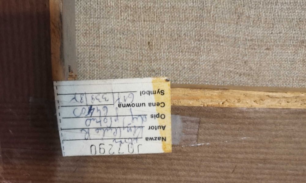 Start obraz olejny na płótnie sygnowany duży