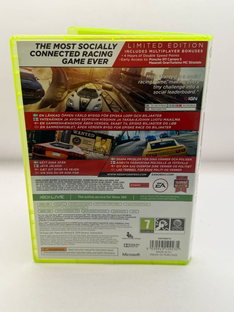 Nfs Most Wanted Xbox nr 9007