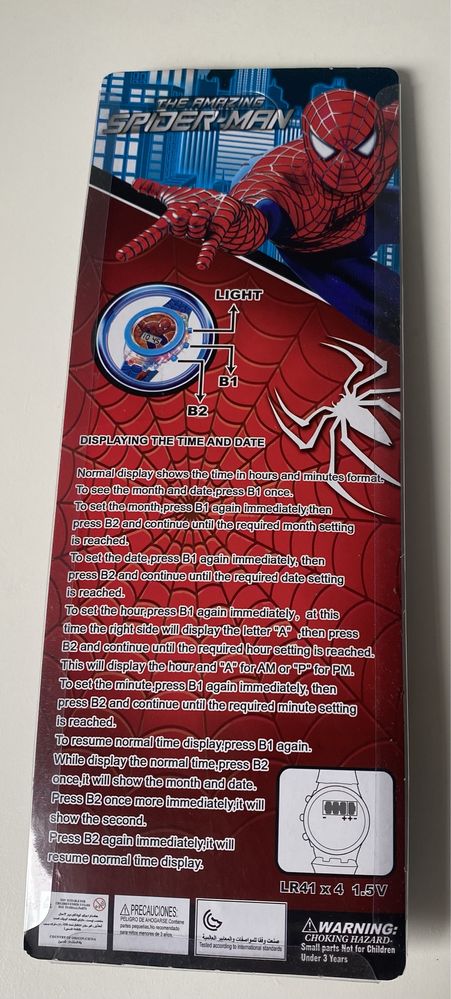 Zegarek dziecięcy Spider-Man