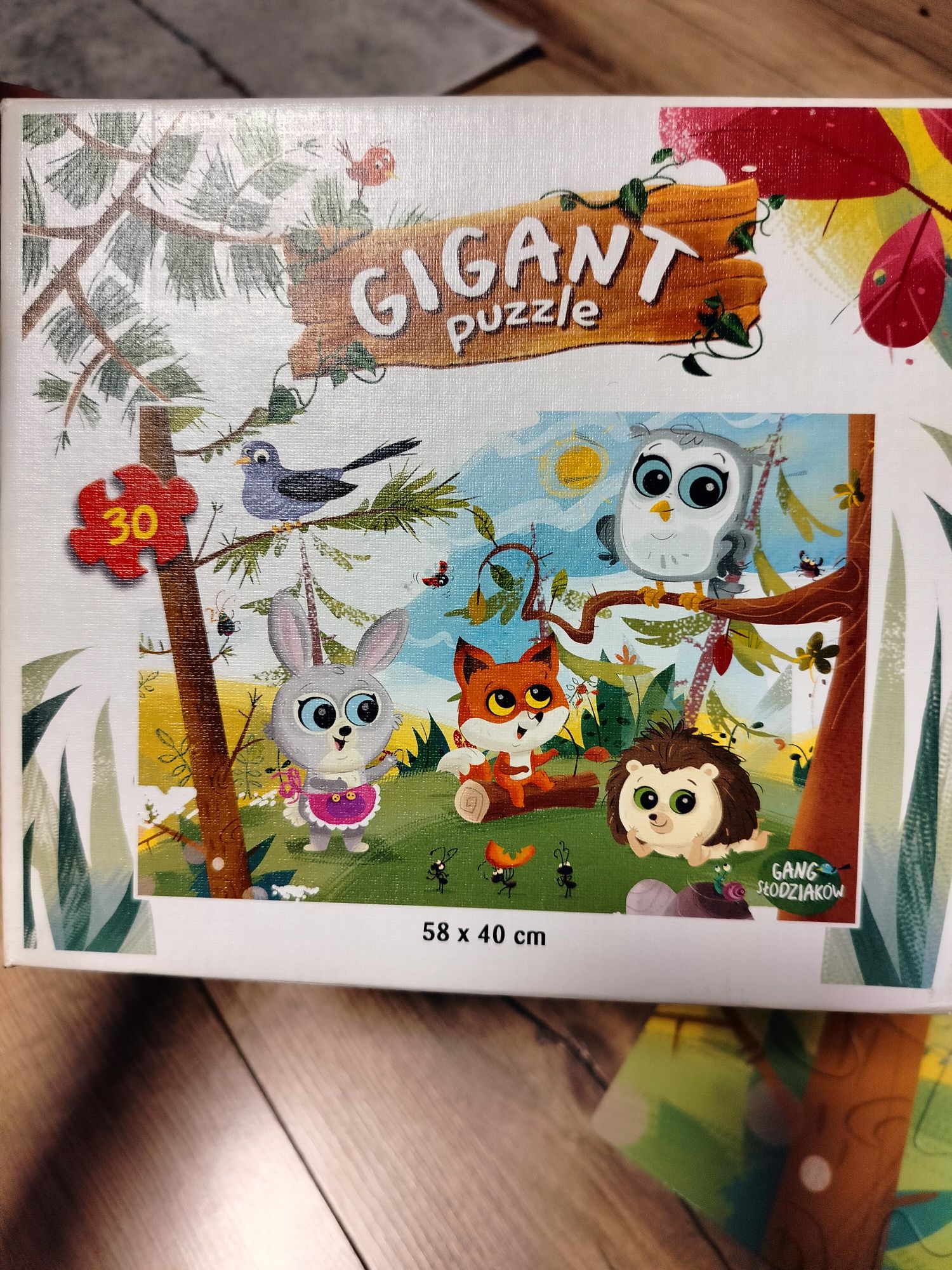 Puzzle gigant 30 el. Stan idealny