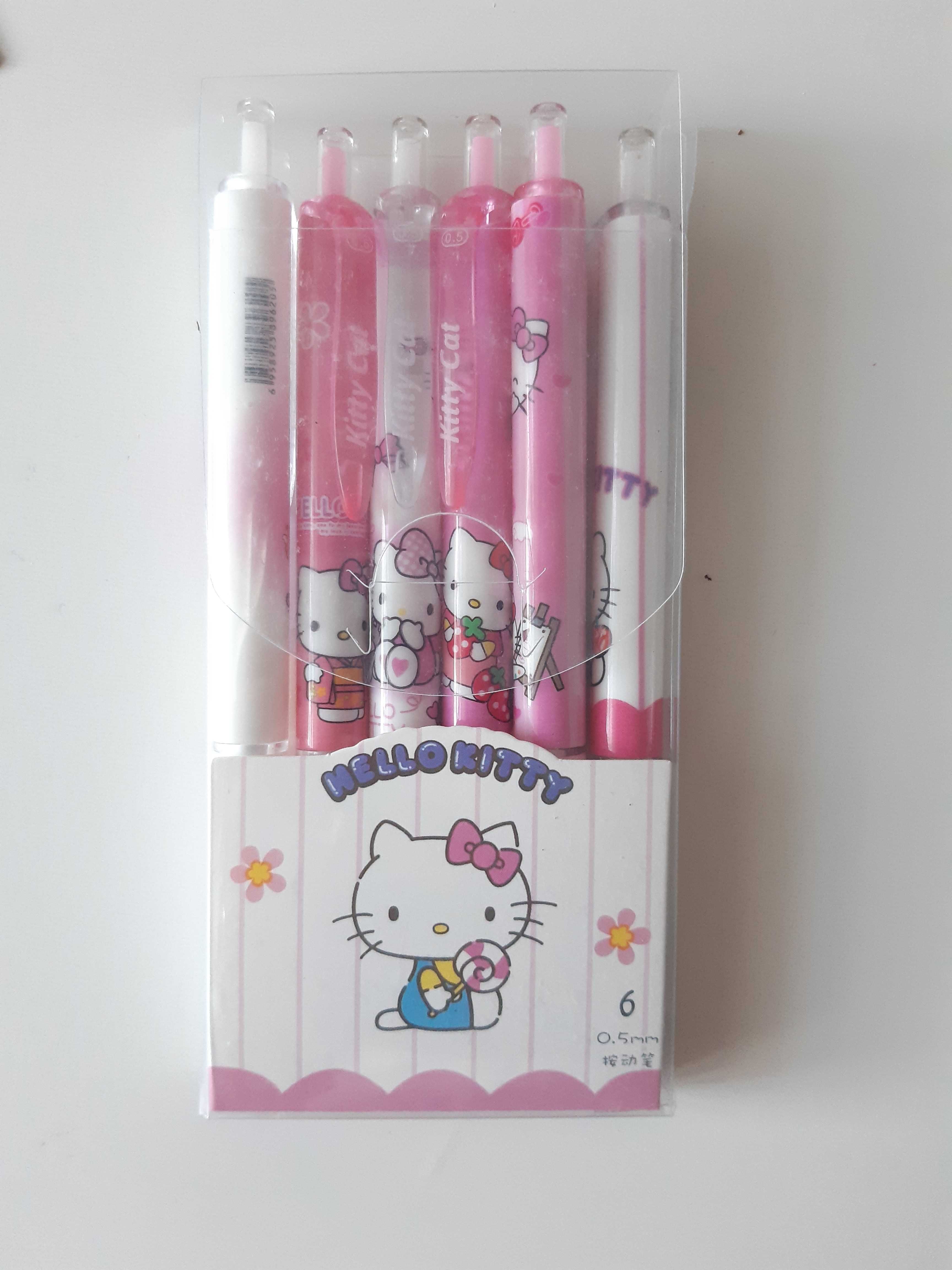 Zestaw 6 długopisów Hello Kitty