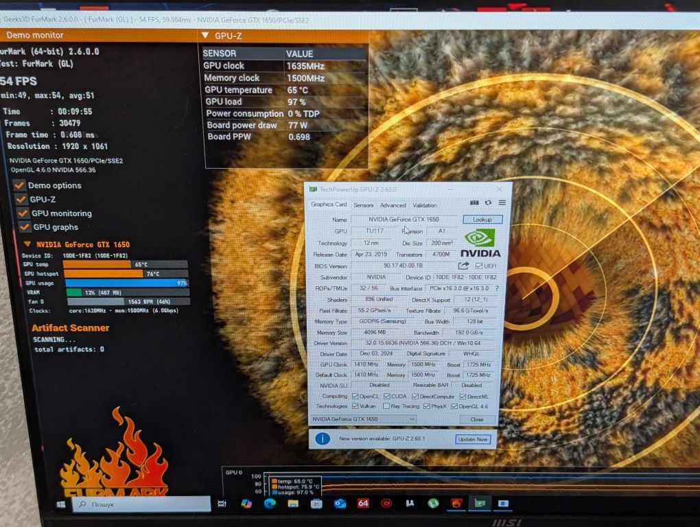 Відеокарта PALIT GAMING PRO GTX 1650 4GB (GDDR6) Гарантія | XPLAY