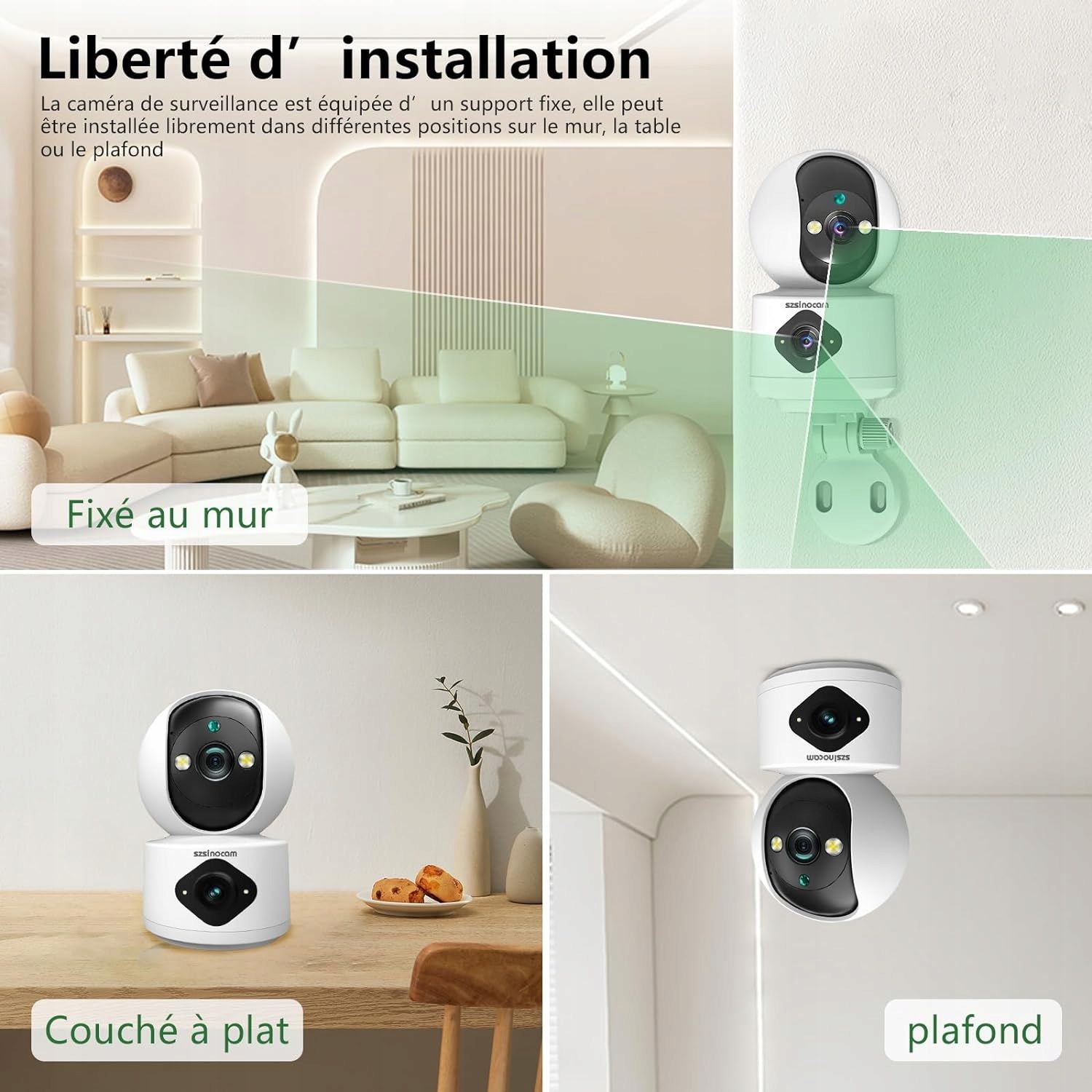 Kamera Ip Szsinocam Hr06 2X Obiektyw Wifi