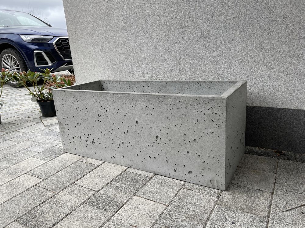 Donica Betonowa 100x40x40 cm Producent Zbrojona, Impregnowana.