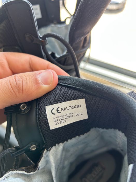 Botas Salomon XA Forces 8 tamanho 40