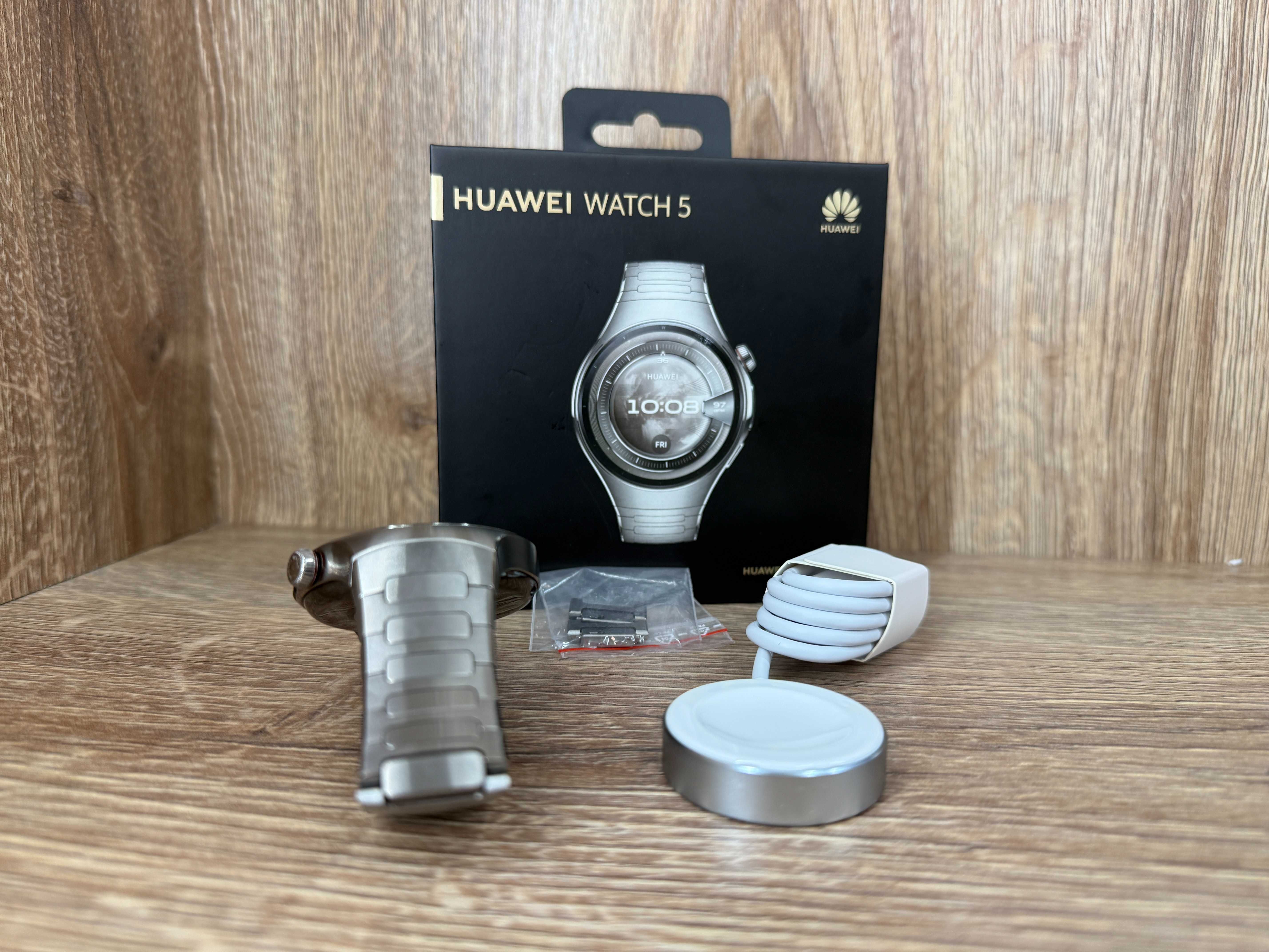 Smartwatch Huawei Watch 5 Titanium 46mm RTS-AL00 Pudełko - jak nowy