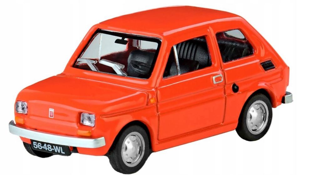 Samochód Fiat 126p czterdziestolatek kolekcja PRL Daffi