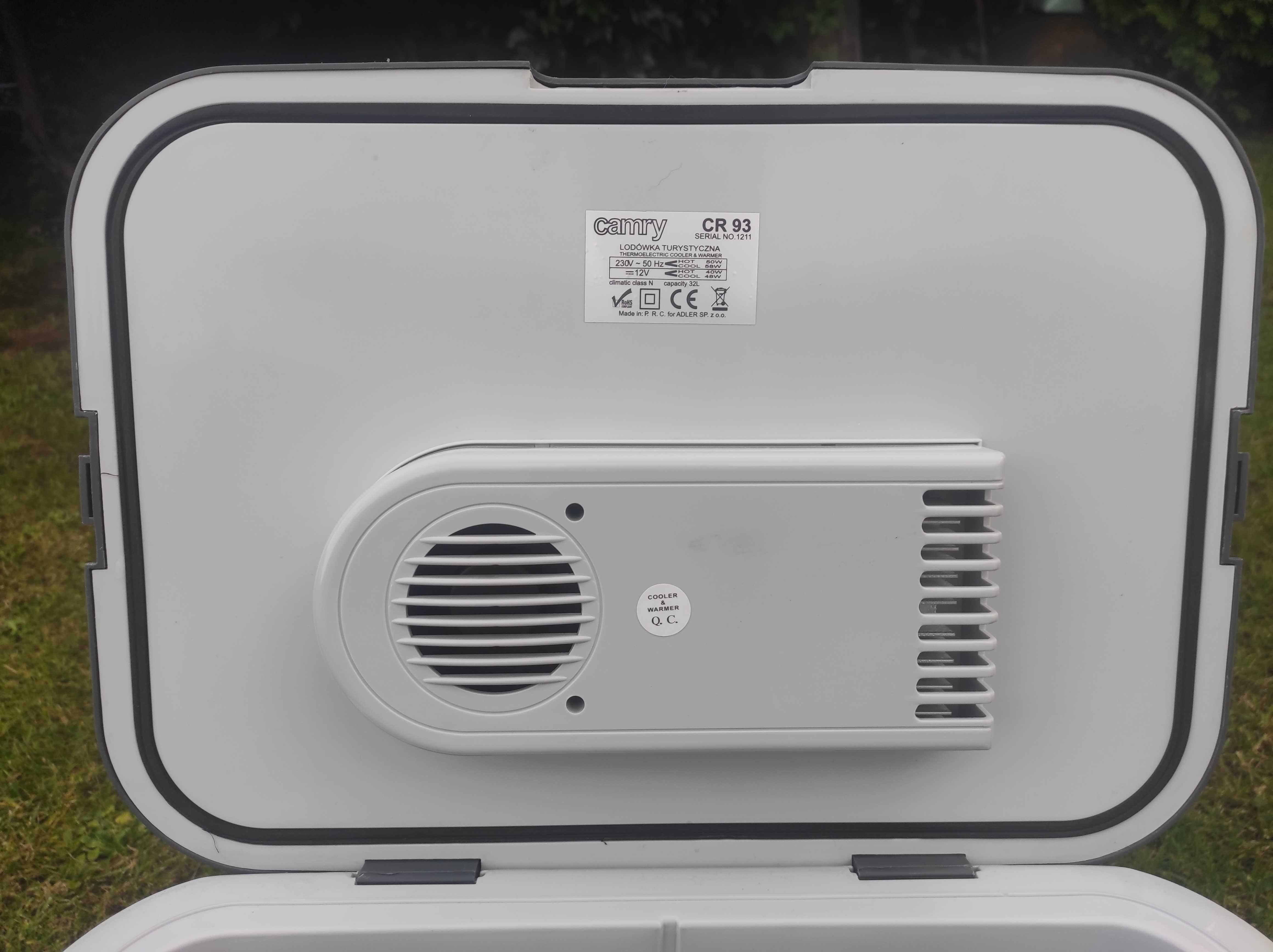 Lodówka turystyczna 12/230 V. Camry 30 Litrów . Coolbox