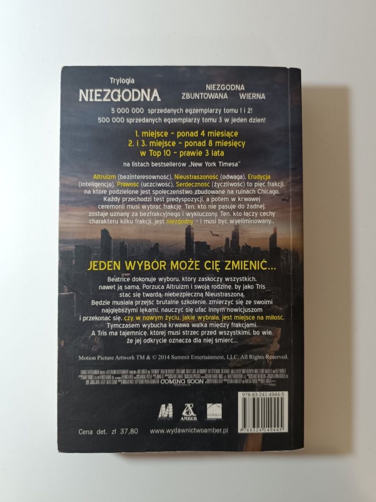 Seria Niezgodna, Zbuntowana, Wierna, Cztery