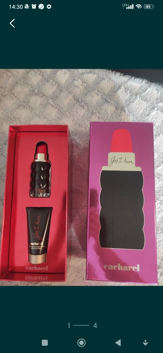 Woda nowa perfumowana Cacharel Yes I Am zestaw