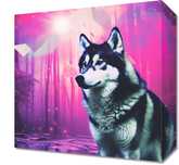 Obraz 30x30cm Wilczy Duch