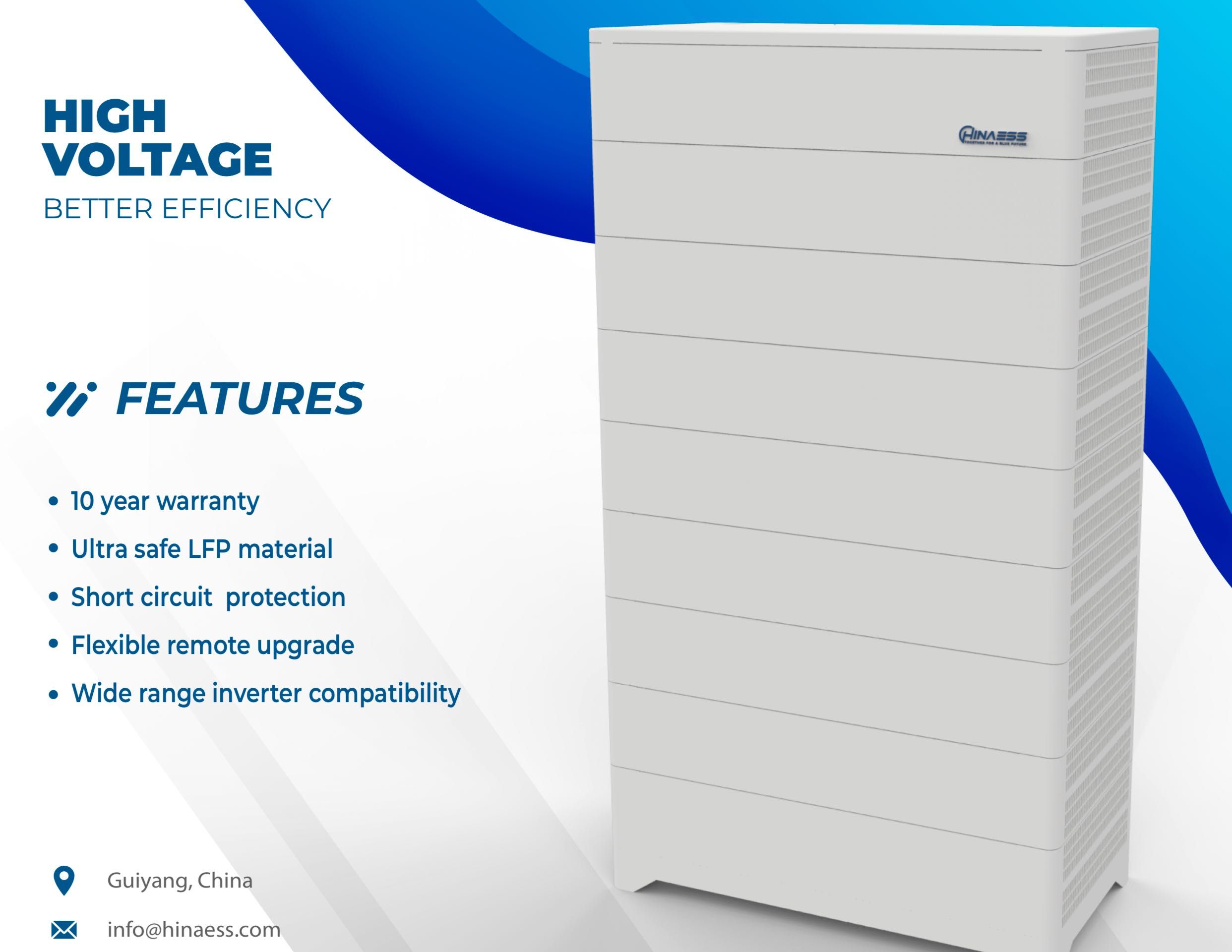 HinaESS Magazyn energii HV PowerStack 30 kWh + BMS 29799 zł BRUTTO!