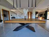 Stół dębowy rozkładany stół drewniany loft