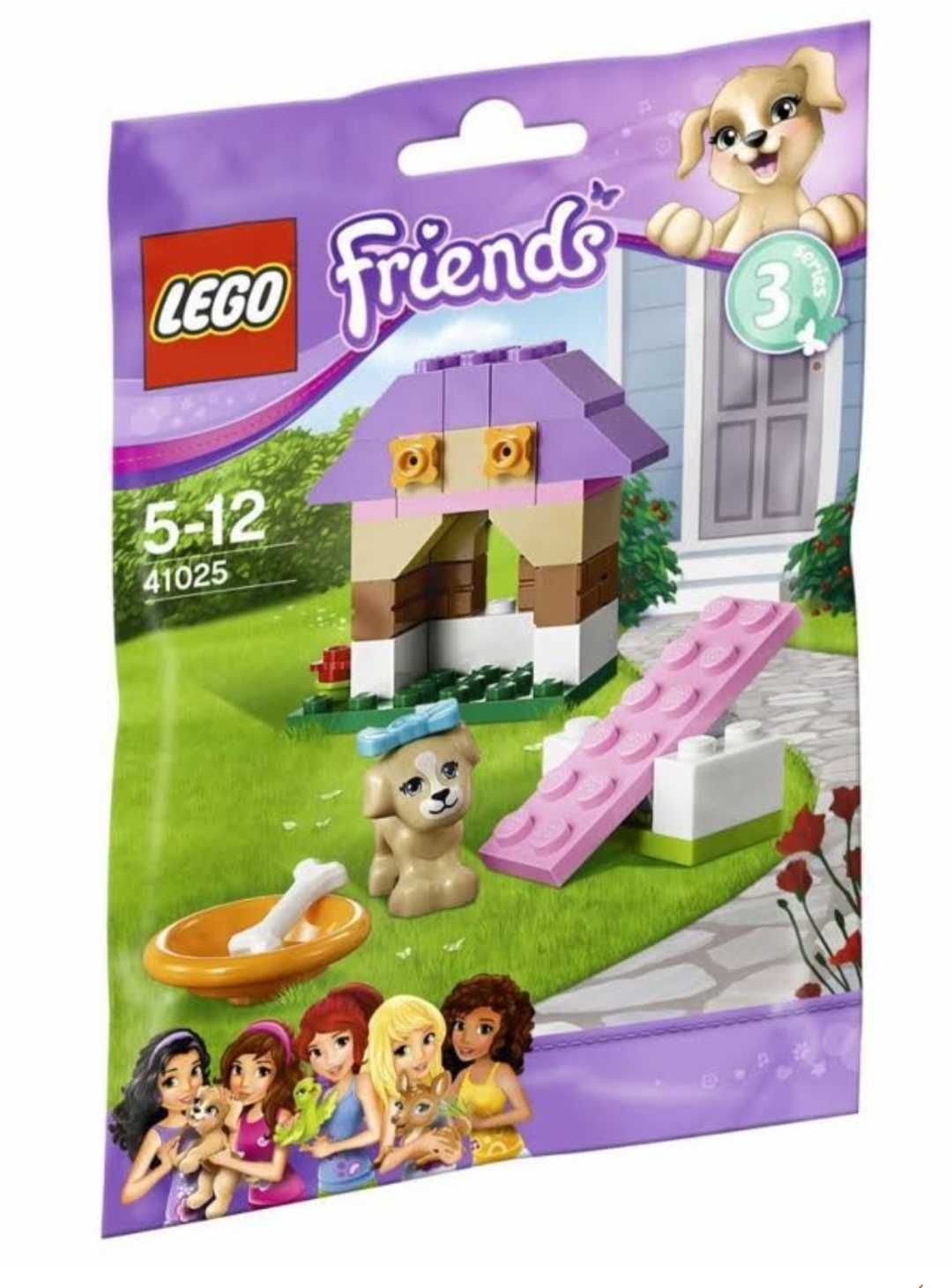 Lego 41025 Friends Domek Szczeniaka, KOMPLETNY stan idealny